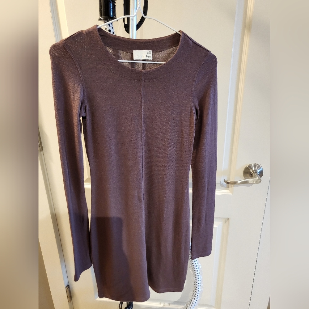 XS Wilfred Free brown long sleeve dress